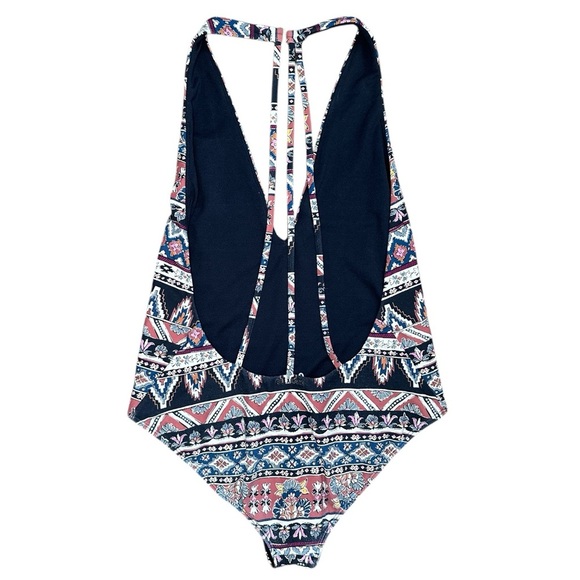 Billabong Women’s Last Tribe One Piece Swimsuit – Size Large (Black Sands) - Picture 4 of 9